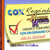 Cox Post-It Overlay Ad